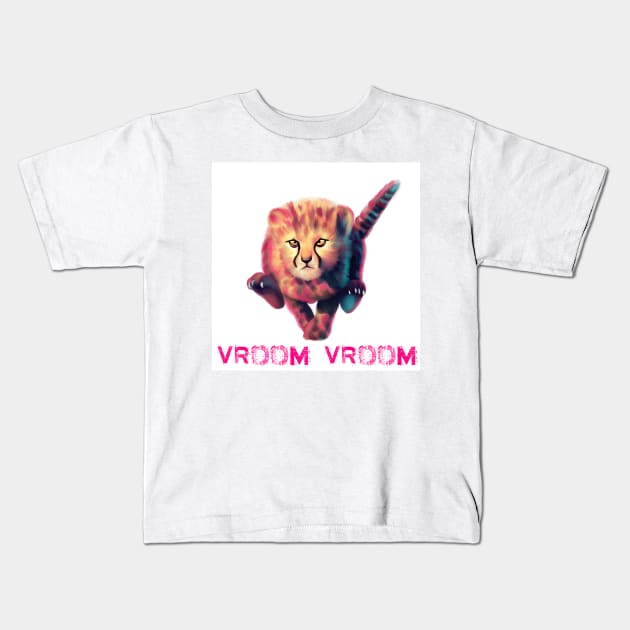 Vroom Vroom Kids T-Shirt by jephwho